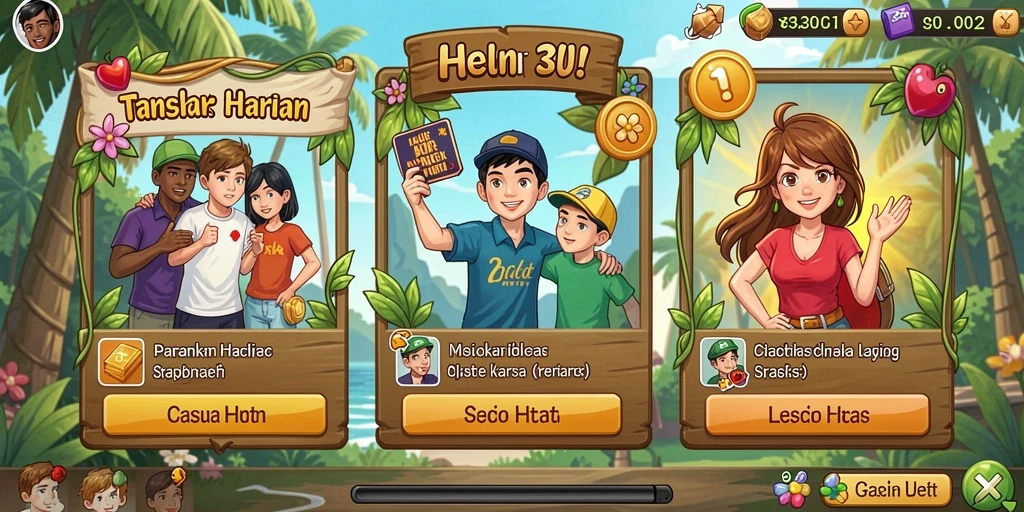 Karakter utama siap menghadapi tantangan baru.