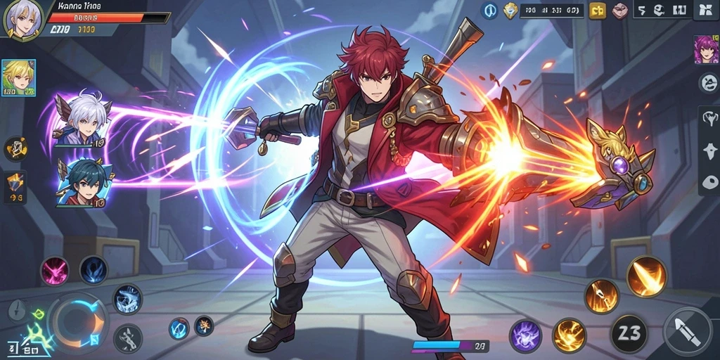 Tangkapan layar dari mode permainan multiplayer yang seru.