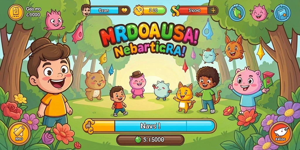 Ekspolorasi dunia virtual yang penuh warna dan tantangan.