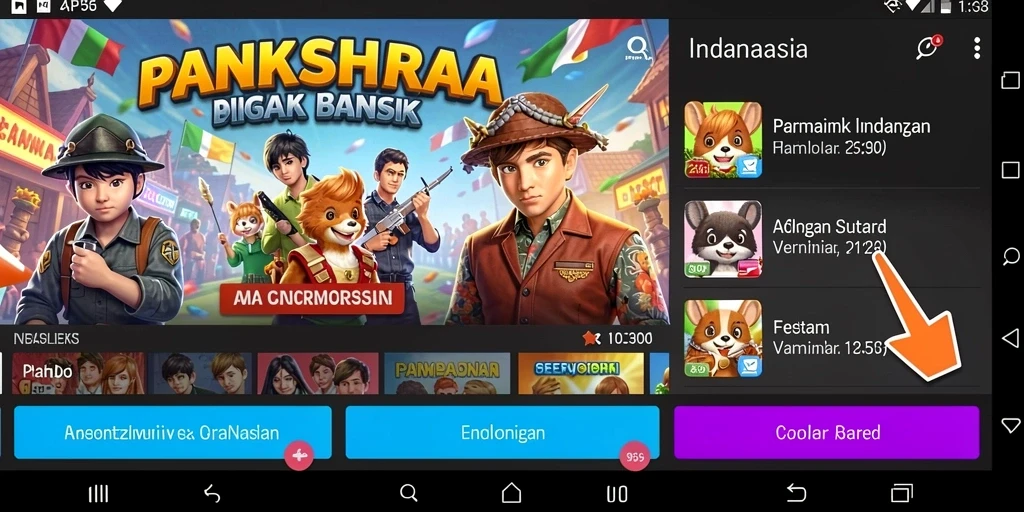 Akses mode permainan yang bervariasi.