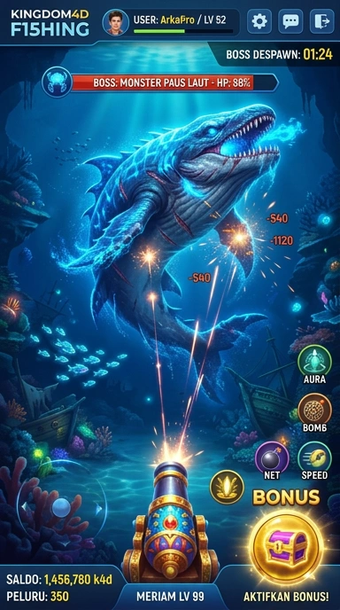 kingdom4d — layar beranda